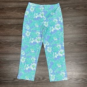 Lilly Pulitzer Lobster + Crab & Floral Pants Size 4